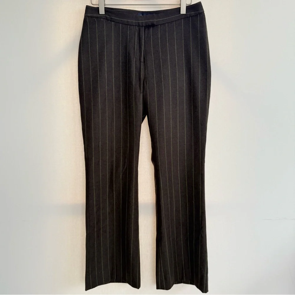 Boden Women’s Wool Blend Trouser Pants Brown and Green size 10R